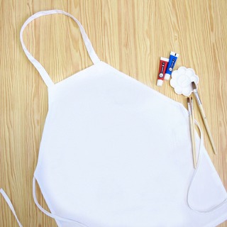 Custom Youth Apron WHITE Polyester 18.5"x24" buy at ThingsEngraved Canada