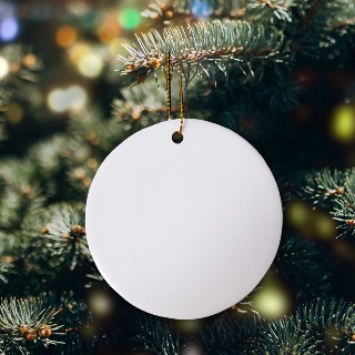 Double Sided Photo Ornament - Round buy at ThingsEngraved Canada