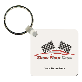 Car Dealership Personalized Square Keychain