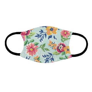 Adult face mask Flower Print with Personalization buy at ThingsEngraved Canada