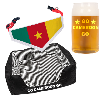 Go Cameroon Go Pet Pack with Beer Glass buy at ThingsEngraved Canada