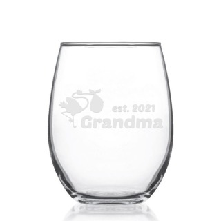 Future Granma Stemless Wine Glass buy at ThingsEngraved Canada