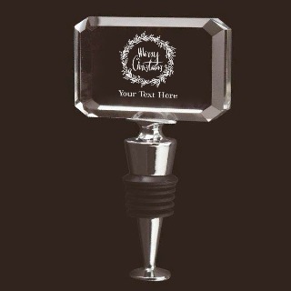 Custom Engraved Merry Christms Wine Stopper buy at ThingsEngraved Canada