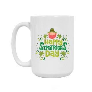 Happy St. Patrick's Day Ceramic Mug 15oz