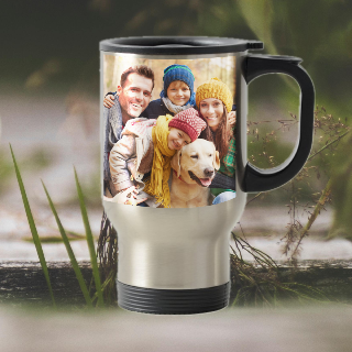 Mother's Day Custom Photo Stainless Steel Travel Mug 14oz buy at ThingsEngraved Canada