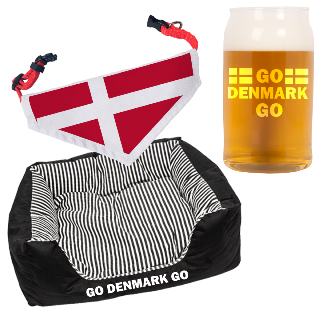 Go Denmark Go Pet Pack with Beer Glass buy at ThingsEngraved Canada