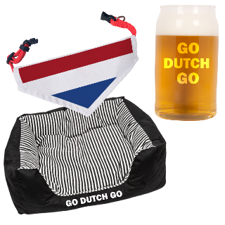 Go Netherlands Go Pet Pack with Beer Glass buy at ThingsEngraved Canada