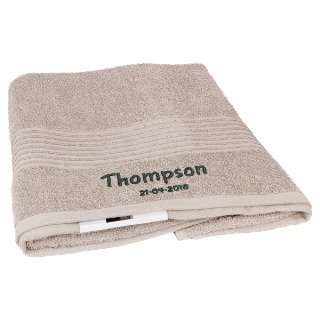Bath Towel- Light Grey buy at ThingsEngraved Canada
