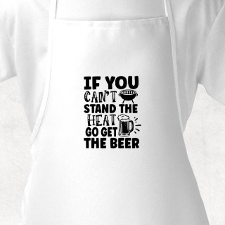 If You Can't Stand The Heat White Adult Apron