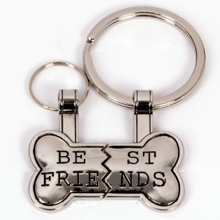 Break-away Pet Tag Keychain Set with Custom Engraving buy at ThingsEngraved Canada