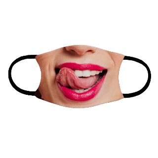 Adult face mask Woman's Lips and Tonque buy at ThingsEngraved Canada