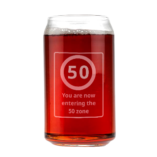 Custom Birthday Beer Glass