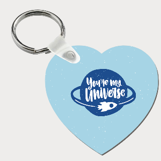 You're my universe keychain with Custom Photo buy at ThingsEngraved Canada