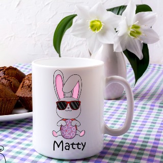 Easter Bunny Ceramic Mug 15 oz 1