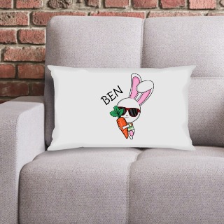 Easter Bunny Rectangular Cushion Cover 3
