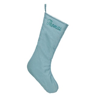 Personalized Christmas Stockings - Chic Ice blue buy at ThingsEngraved Canada