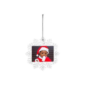 Custom Photo Insert Christmas Ornament  Snowflake buy at ThingsEngraved Canada