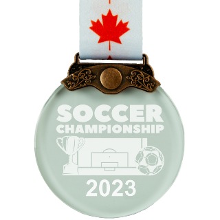 Crystal Medal Bronze buy at ThingsEngraved Canada