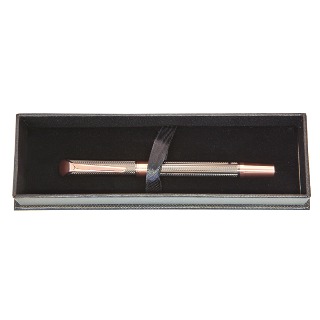 Black and Rose Gold Rollerball Pen buy at ThingsEngraved Canada