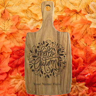 Fall Personalized Serving Board