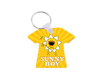 Custom Sunny Boy T-shirt Keyring buy at ThingsEngraved Canada