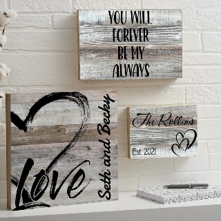 Valentine's Day Wall Art Set of 3