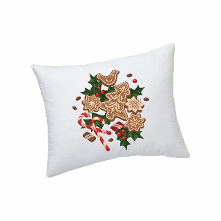 Custom Christmas Cushion Cover 22" x 12" Bloomex VIP buy at ThingsEngraved Canada