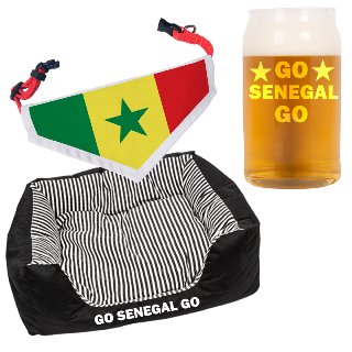 Go Senegal Go Pet Pack with Beer Glass