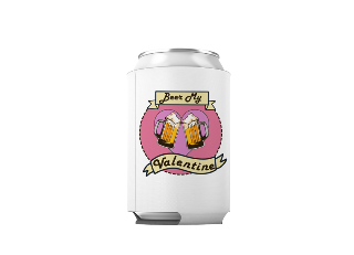 Beer My Valentine Can Cooler buy at ThingsEngraved Canada
