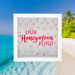 Customizable Honeymoon Money Bank