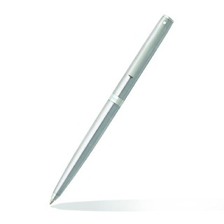 Sheaffer Sagaris BP Brushed Chrome Ballpoint Pen buy at ThingsEngraved Canada
