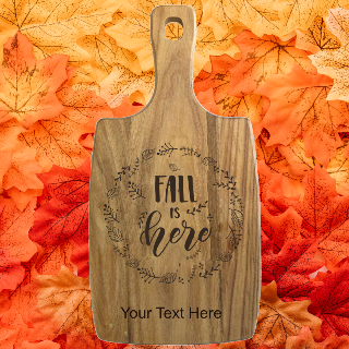 Fall Personalized Serving Board