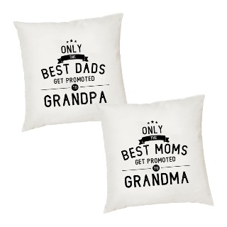 Grandparents Baby Announcement Cushion Covers Set buy at ThingsEngraved Canada
