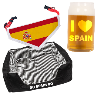 Go Spain Go  Pet Pack with Beer Glass