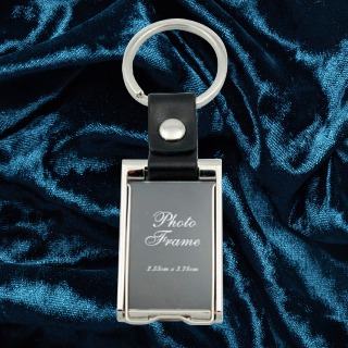 Keychain-Photo Holder with Custom Engraving