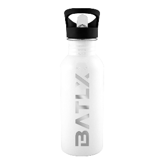 Batlx Steel Water Bottle 20 oz White
