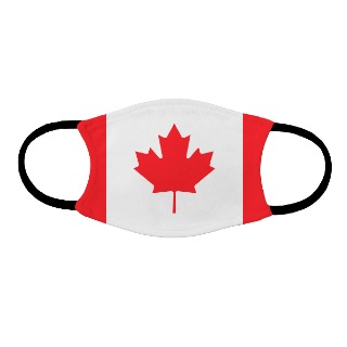 Adult face mask Canada Flag