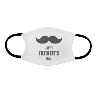 Adult face mask Father's Day with Moustache buy at ThingsEngraved Canada