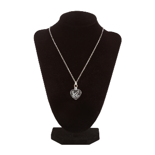 Custom Engraved Dove Heart Ash Pendant buy at ThingsEngraved Canada
