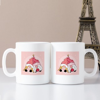 Cute Christmas Coffee Mug Set buy at ThingsEngraved Canada
