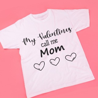 My Valentines Call Me ATC Cotton Tee - White - Large