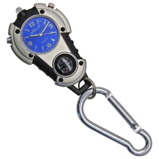 Personalized Compass & Watch Carabiner Keychain buy at ThingsEngraved Canada